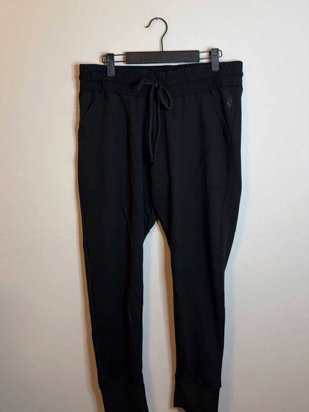 Free People Movement Black Drawstring Jogger Pants
